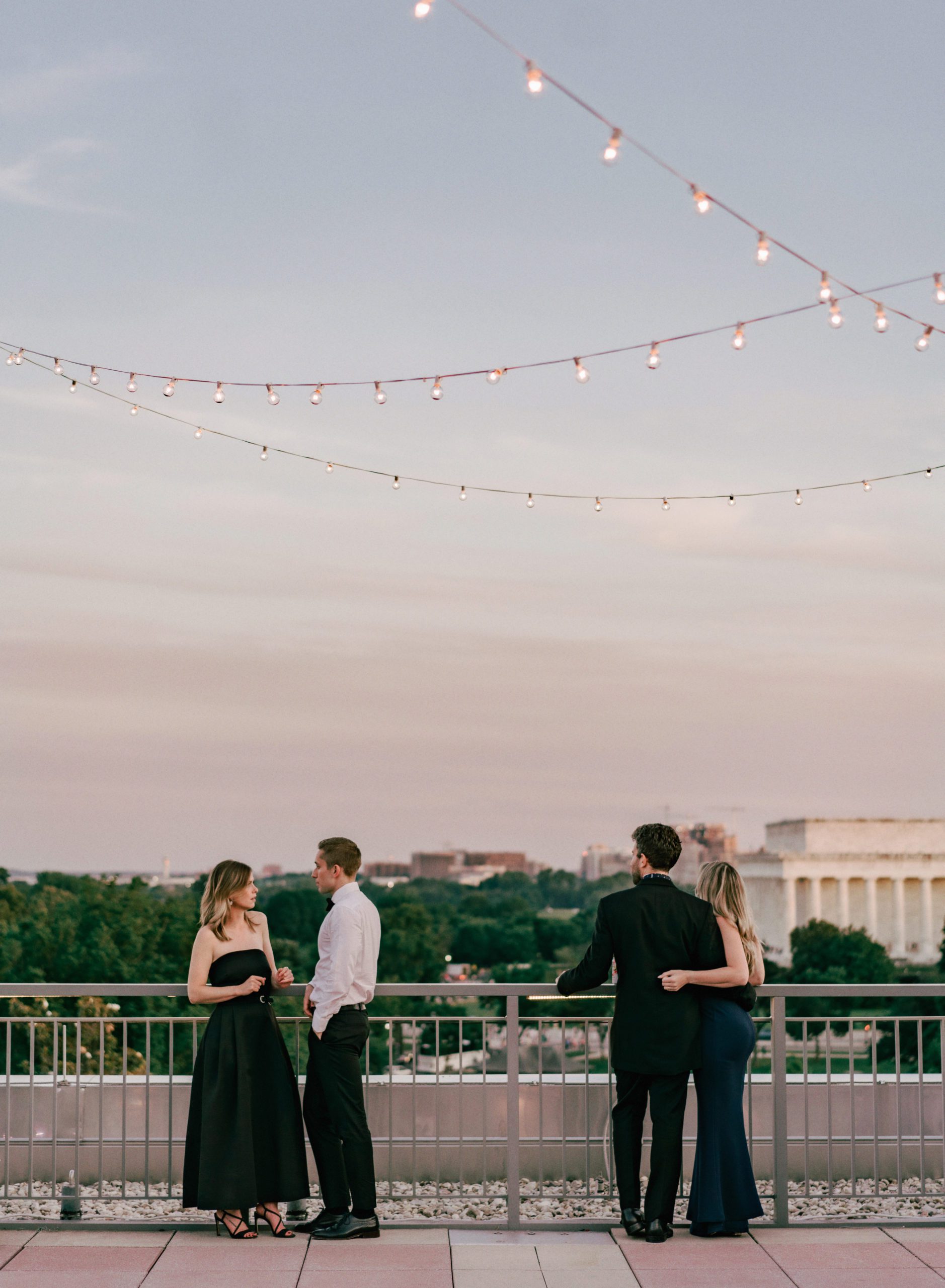 APhA rooftop, DC wedding, DC wedding venue, wedding guests