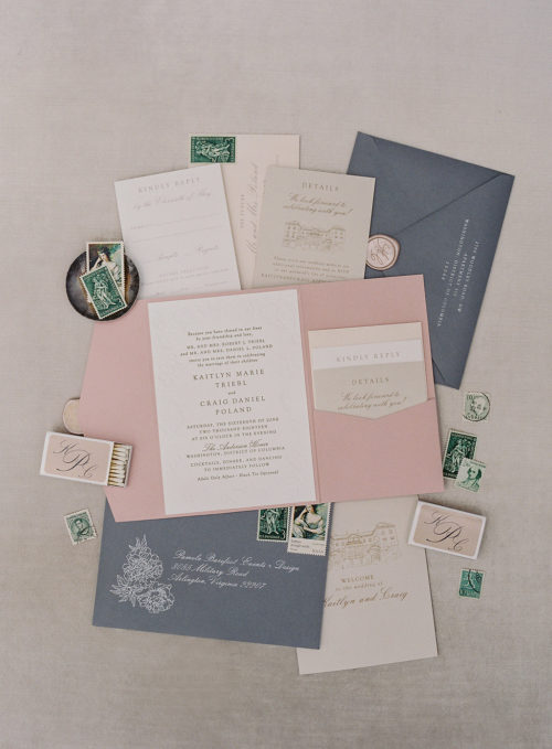 wedding invitation, wedding paper, emily baird design, pamela barefoot events, wedding sparrow, dc wedding planner, wedding planning