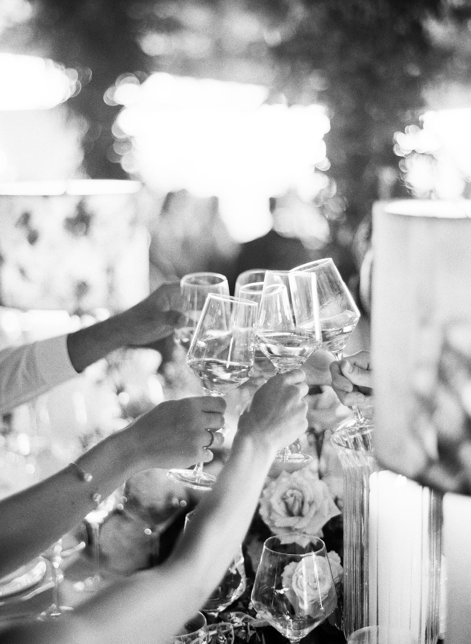 toast, cheers, wedding party, DC wedding planner