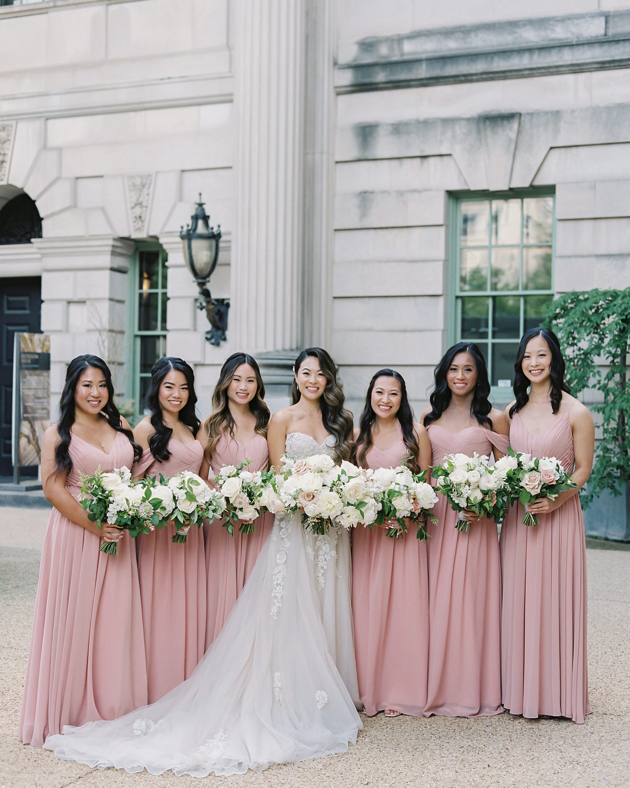 wedding dress, bridesmaids, wedding flowers, wedding bouquets, wedding style, romantic wedding, Wedding sparrow, DC wedding, Washington DC bride