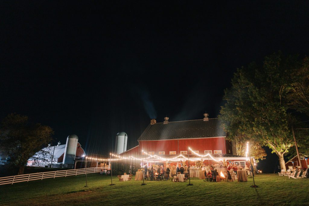 welcome party, family farm wedding, Maryland wedding planner 