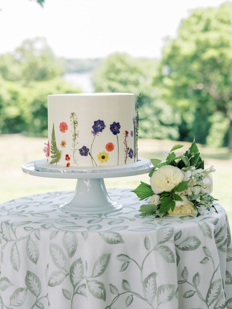 garden brunch wedding cake, wedding cake, flower wedding cake
